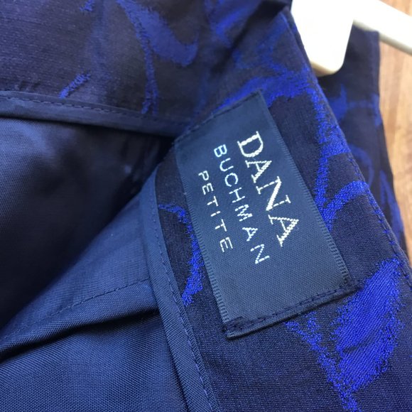 Dana Buchman 100% Silk Brocade Skirt 10P - Picture 4 of 9